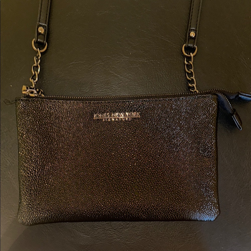 Jones new your Black Crossbody Bag with silver accents